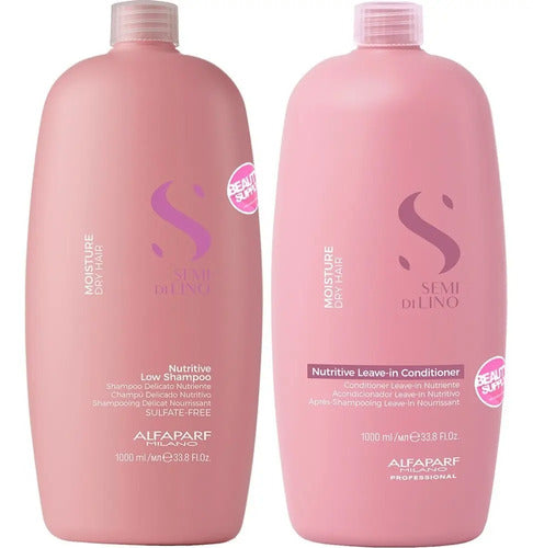 Shampoo Y Acondicionador Alfaparf Moisture 1lt. Hidratante