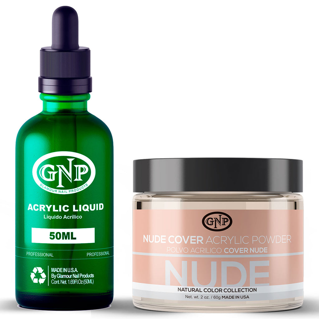 Cover GNP Nude 60Gr. + Líquido Acrílico GNP 50Ml en Beauty Supply