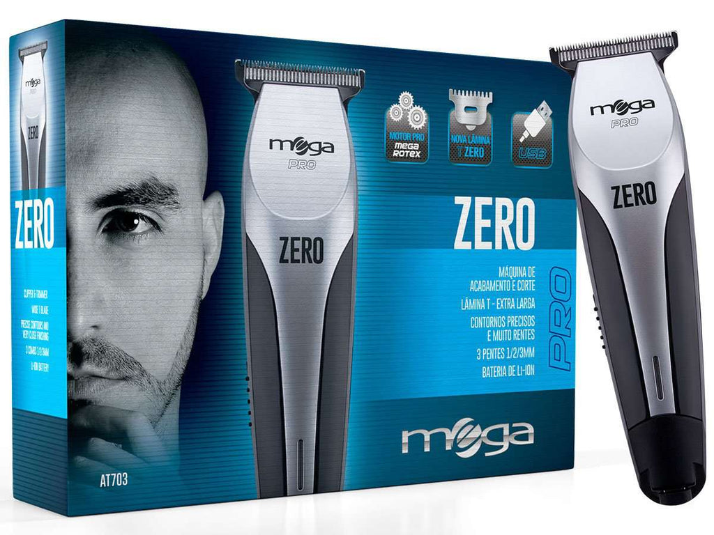 Maquinas Inalmabrica Corta Pelo Mega Pro Zero C/peines en Beauty Supply