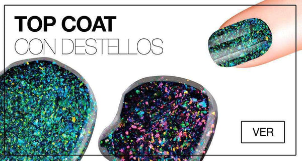 Top Coat Gel con Destellos