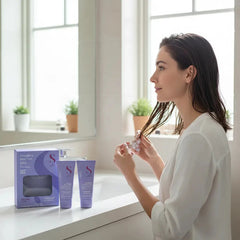 Kit Alfaparf Alisante Anti Frizz Semi Di Lino Smooth Con Shampoo 60ml + Máscara 60ml. Ideal Para Cabello Rebelde. Travel Size