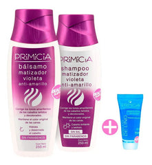 Shampoo Y Acondicionador Matizador Primicia 250ml Y Ampolla