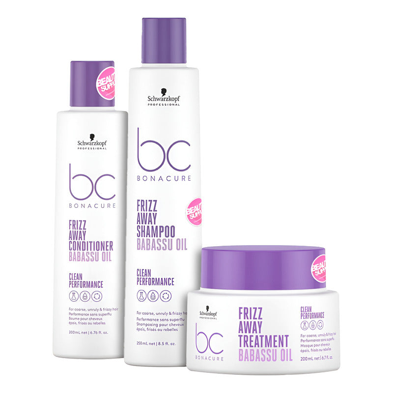 Shampoo, Acondicionador Y Mascara Schwarzkopf Frizz Away