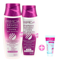 Shampoo Y Acondicionador Matizador Primicia 250ml Y Ampolla