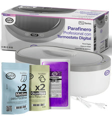 Kit Parafinero Gnp 2l Digital + Guantes + Medias + Parafina