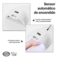 Kit Soft Gel Gnp Con Lámpara + Adhesivo + Primer + Nail Prep Almond
