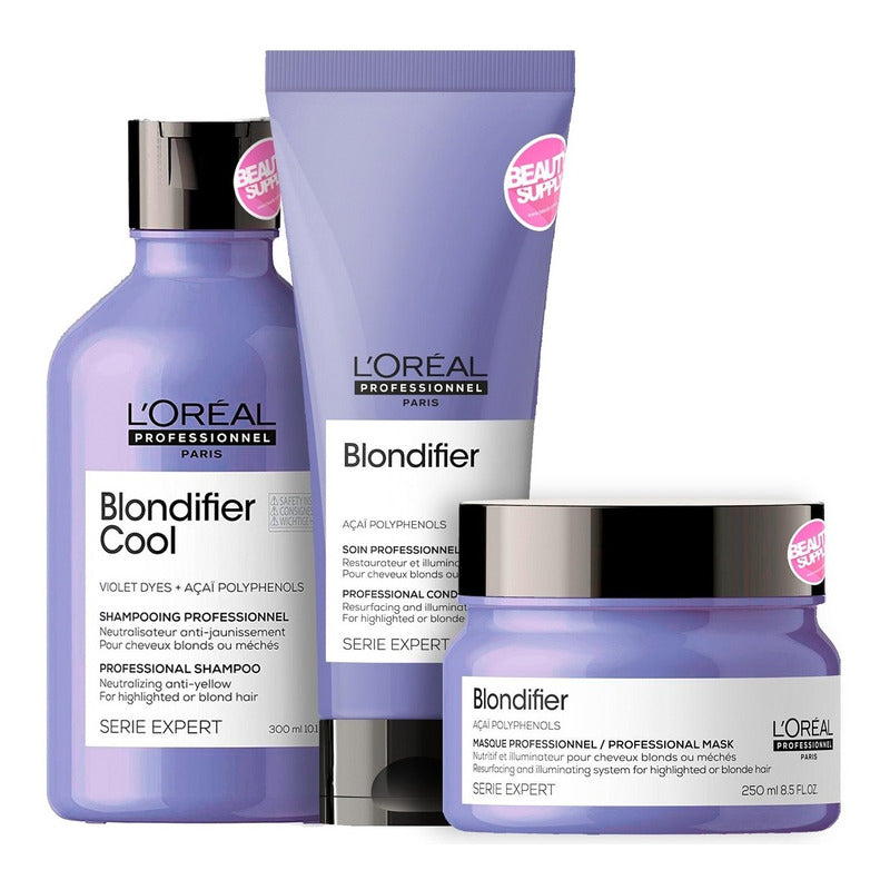 Pack Completo Loreal Blondifier Serie Expert Para Rubios