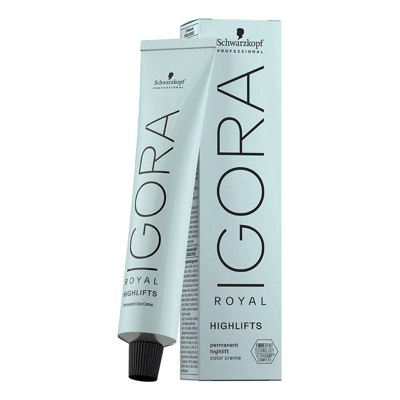 Tinta Igora Royal Highlifts Schwarzkopf 12-1 12-1 Super Aclarante Ceniza