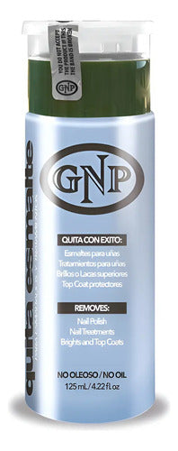 Quita Esmalte Gnp 125cc Con Dosificador. No Aceitoso Nice