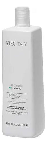 Shampoo Tec Italy Profondo 1l Limpieza Profunda Profesional