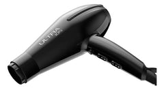 Secador Gama Ultra Ion 2200w, 2 Boquillas. Cable Largo Negro