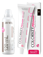 Kit De Tinta Silkey Profesional Colorkey 120g Y Oxidante