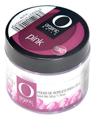 Polvo Acrílico Organic Translúcido Pink 50gr Pink Traslucido