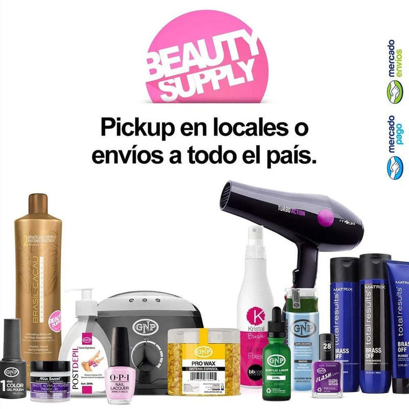 Kit Uñas Acrilico Organic, Monomero De 120ml Y Sani Spray