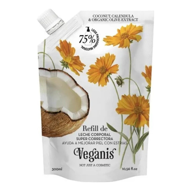 Leche Corporal Veganis Coco Y Caléndula 300ml Refill