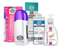 Cera Depilatoria Gnp, Calentador De Cera, Bandas Y Aceite