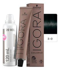 Kit Tinta Igora Color10 Schwarzkopf Con Oxidante, 10 Minutos