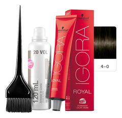 Kit Tinta Igora Royal Schwarzkopf Con Oxidante Y Pincel