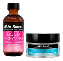 Mia Secret Liquido 59ml Y Polvo Acrilico Uñas 15gr. Nice