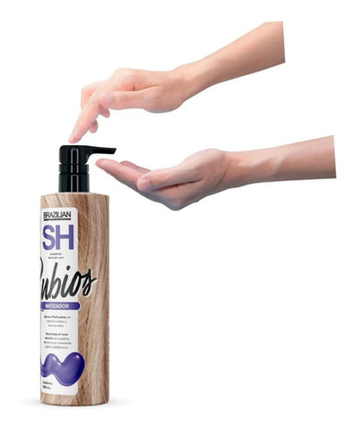 Shampoo Matizador Brazilian 500ml. Platinados, Neutralizador