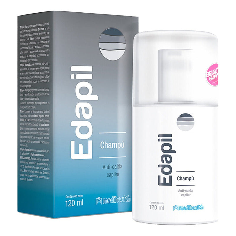 Shampoo Anticaida Edapil 120ml Estimula El Crecimiento