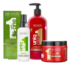 Combo Revlon Uniq One, Shampoo Acondicionador Y Mascara