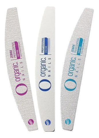 Pack De 3 Limas Organic Nails Profesional Para Uñas