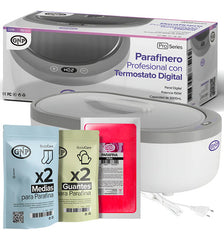 Kit Parafinero Gnp 2l Digital + Guantes + Medias + Parafina