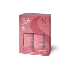 Kit Alfaparf Hidratante Nutritivo Semi Di Lino Moisture Nutritive Con Shampoo 60ml + Máscara 60ml. Ideal Para Cabello Seco. Travel Size