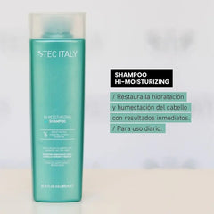 Shampoo Tec Italy Hi-moisturizing 300ml Hidratación