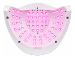 Lámpara Led Uv Gnp 280w Profesional Para Uñas Con Sensor Automático, Pantalla Digital, 66 Leds, Temporizador, Para Esmalte Semipermanente, Gel Y Polygel Blanco