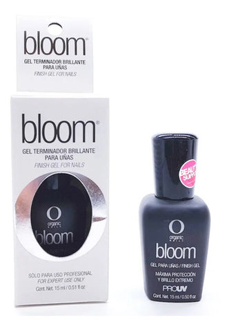 Gel Bloom Organic Nails 15ml Terminador Brillo Transparente