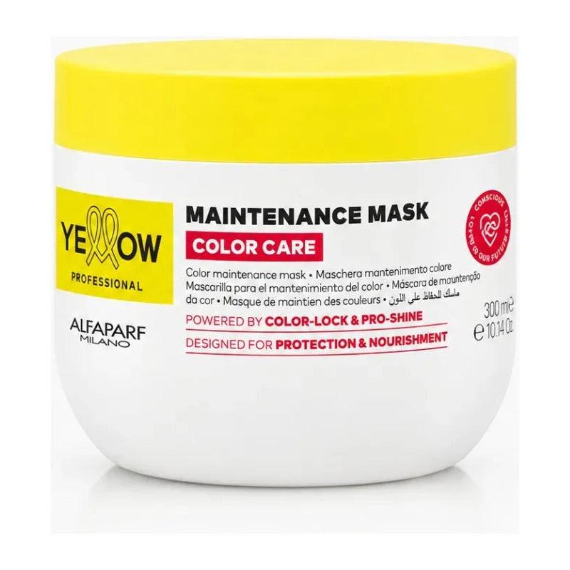Mascara Yellow Alfaparf Color Care 300ml Cabellos Teñidos