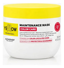 Mascara Yellow Alfaparf Color Care 300ml Nutricion Profunda Para Cabello Tenido