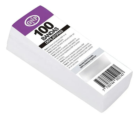 Bandas Depilatorias X100 Unidades Gnp De Tela Profesional