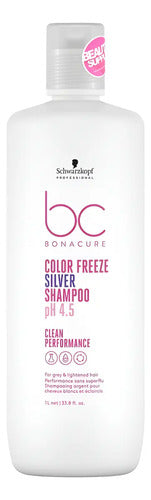 Shampoo Silver 1000ml Schwarzkopf  Freeze