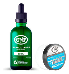 Polvo Acrilico Gnp 15gr Y Monomero Uñas 50ml