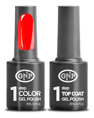 Kit De Esmalte Semipermanente De 1 Paso Gnp Color + Top Coat