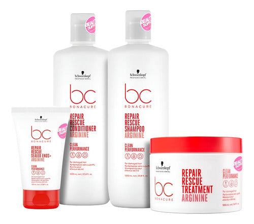Shampoo, Acondicionador, Mascara 500ml Schwarzkopf Reparador