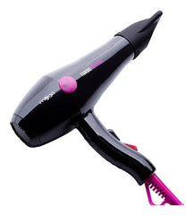 Secador De Pelo Profesional Mega Turbo Action 2000w Nice Negro