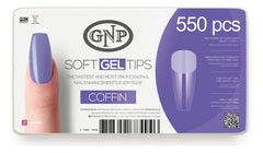 Soft Gel Tips Gnp + Lampara Led, Pegamento, Bond Y Nail Prep
