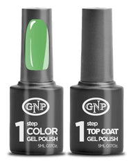 Kit De Esmalte Semipermanente De 1 Paso Gnp Color + Top Coat