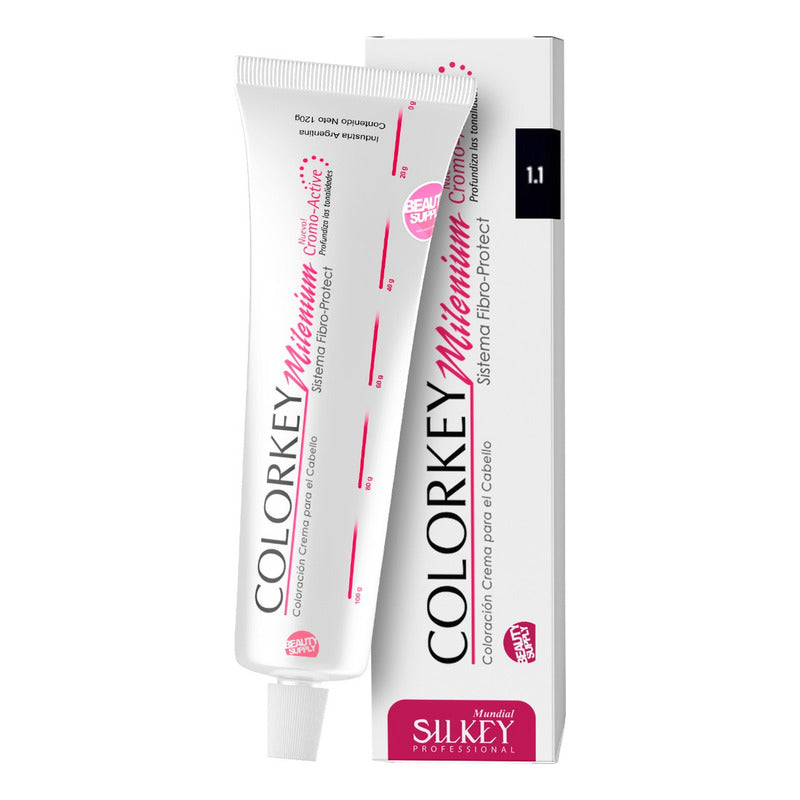 Tinta Silkey Profesional Colorkey Milenium 120g Cromo Active