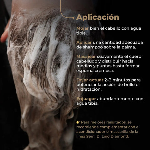 Shampoo Alfaparf Sdl Diamond Iluminación Cabello Normal 1l