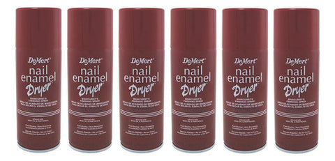 Pack X6 Seca Esmalte De Uñas Instantaneo Spray Demert 390ml