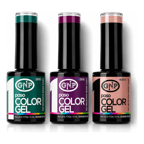 Kit X3 Esmalte Semipermanente Gnp 1 Paso. Tpo Dmpt Free 439-345-20