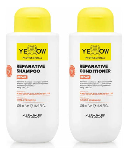 Duo Repair Alfaparf Yellow Con Shampoo Y Acondicionador