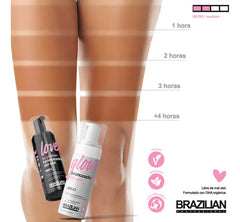 Autobronceante Sin Sol Brazilian Professional 150ml Bronceado Natural Con Guía De Color