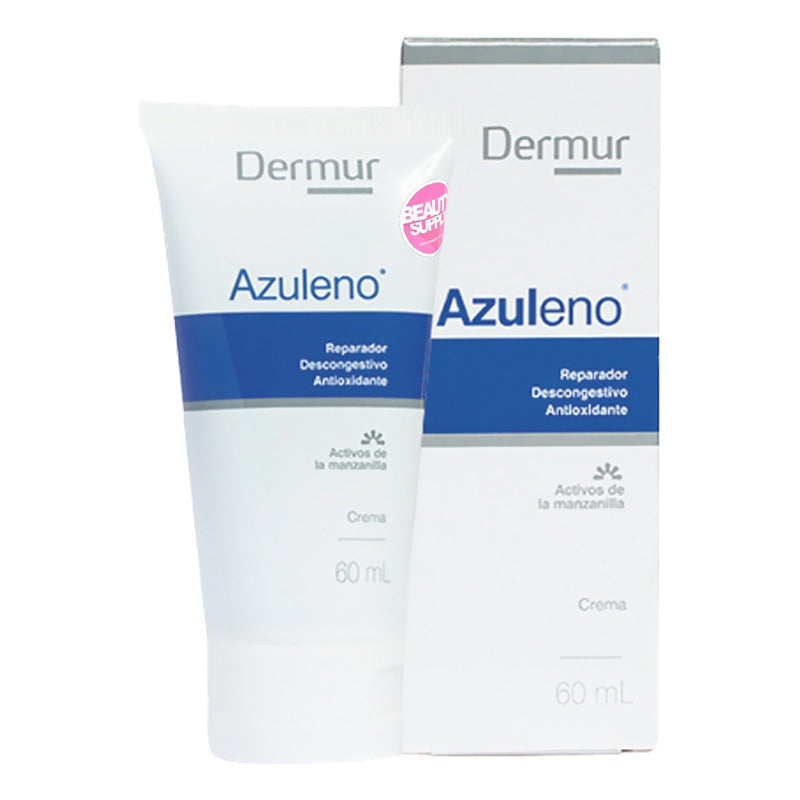 Crema Hidratante Dermur Azuleno 60ml Activos De Manzanilla
