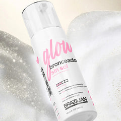 Kit De Autobronceante Brazilian Mousse Glow 150ml + Guante